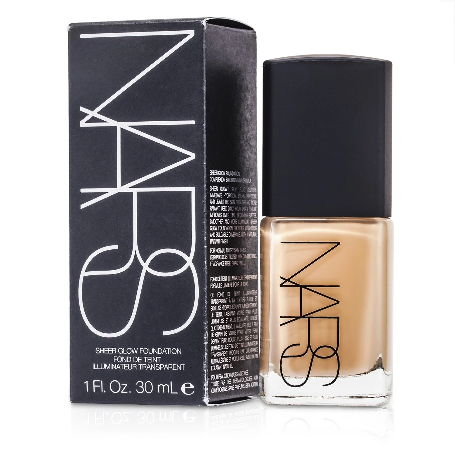 NARS Sheer Glow Foundation - Stromboli (Medium 3) (Box Slightly Damaged)  30ml/1oz