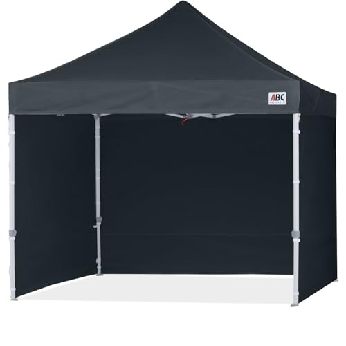 ABCCANOPY Easy Pop Up Canopy Tent with Sidewalls 10x10 Commercial -Series, White