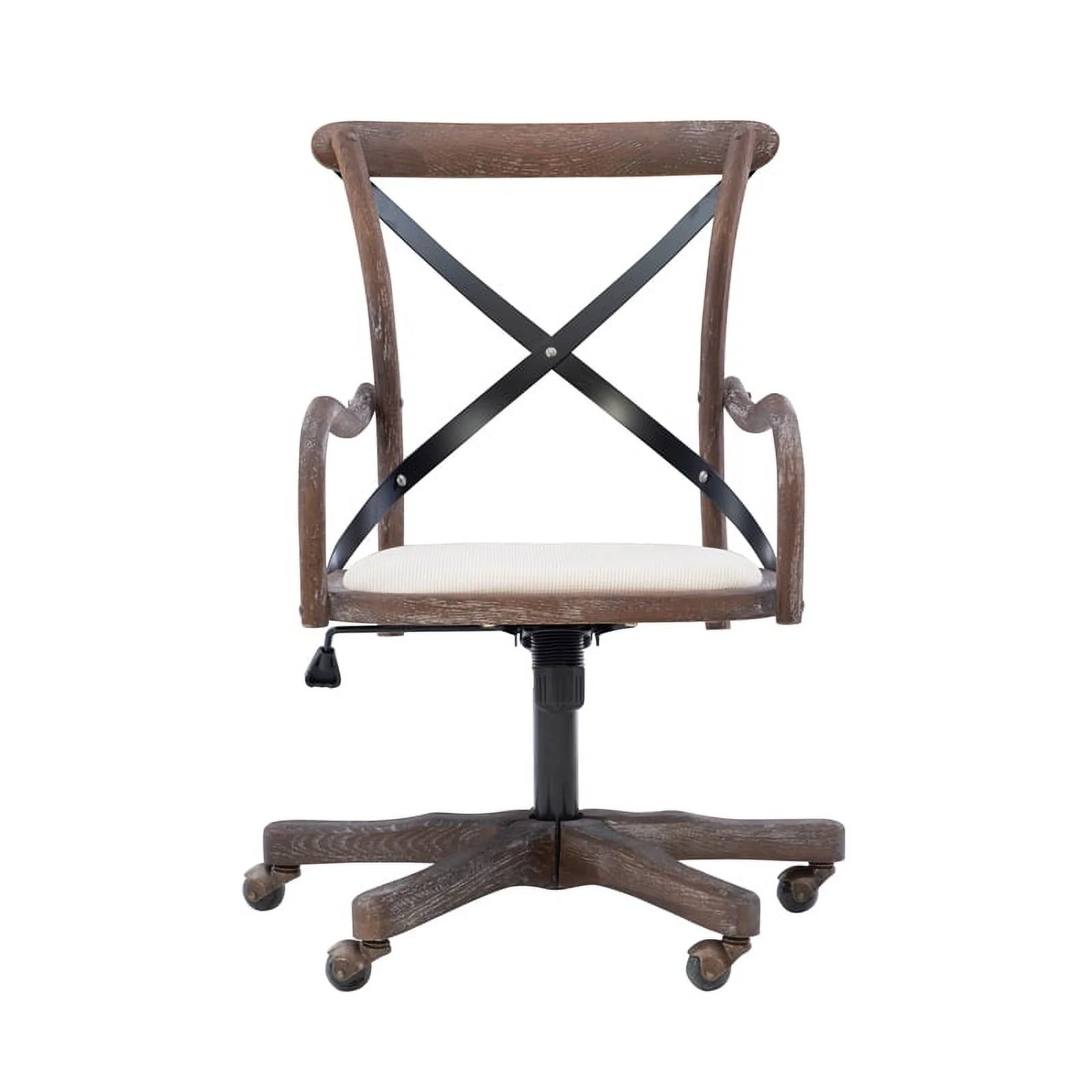 UrbanPro Transitional Wood Office Chair in Brown