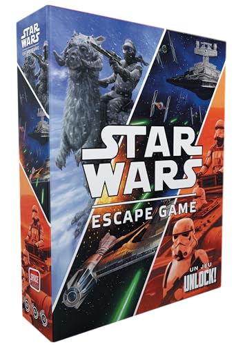 Star Wars UNLOCK! The Escape Game - Embark on Epic Escape Room Adventures in a Galaxy Far, Far Away! Cooperative Game for Kids & Adults, Ages 10+, 1-6 Players, 1 Hour Playtime, Made by Space Cowboys