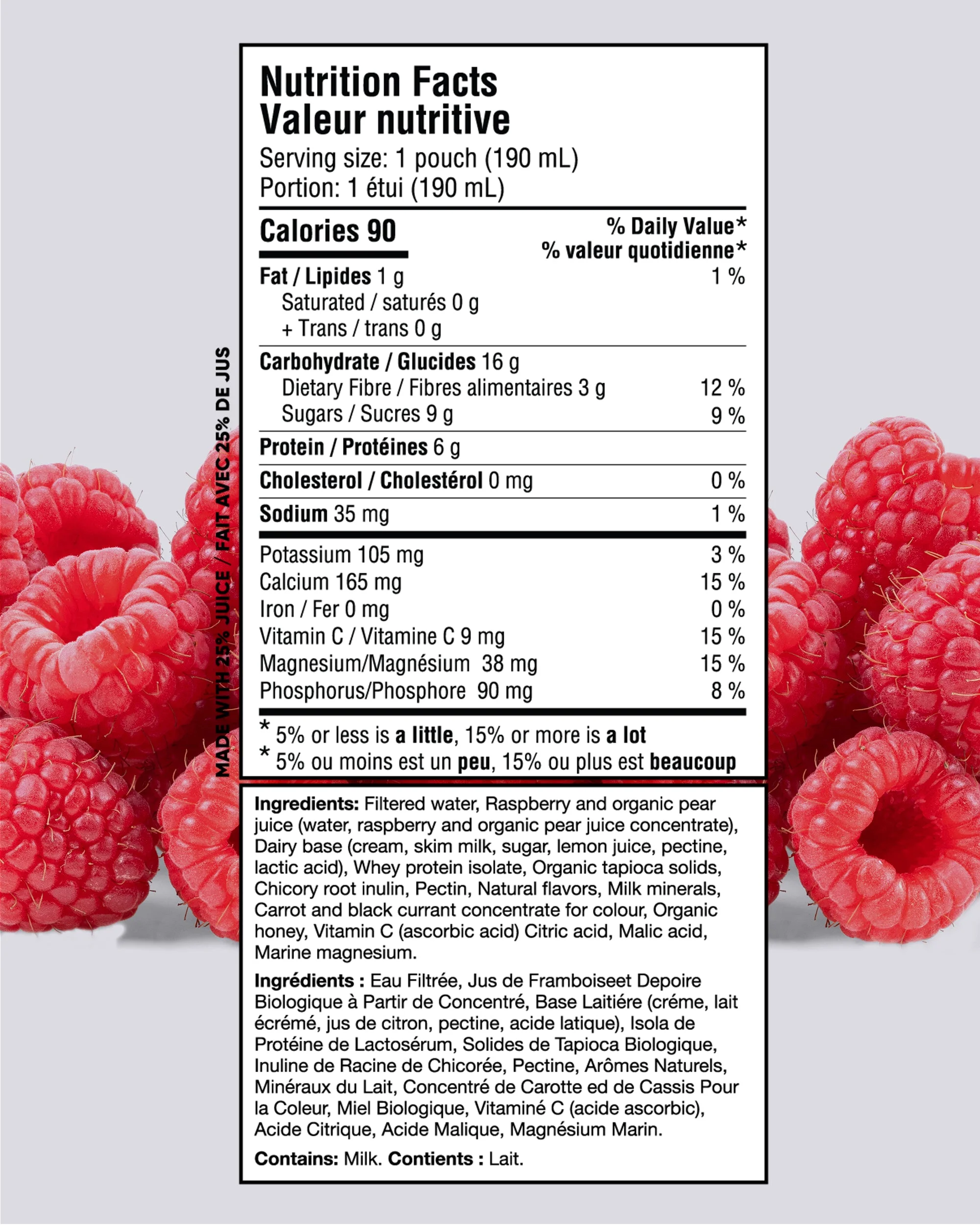 gnubees Rockin' Raspberry (12 Pack, 6.5oz Each)