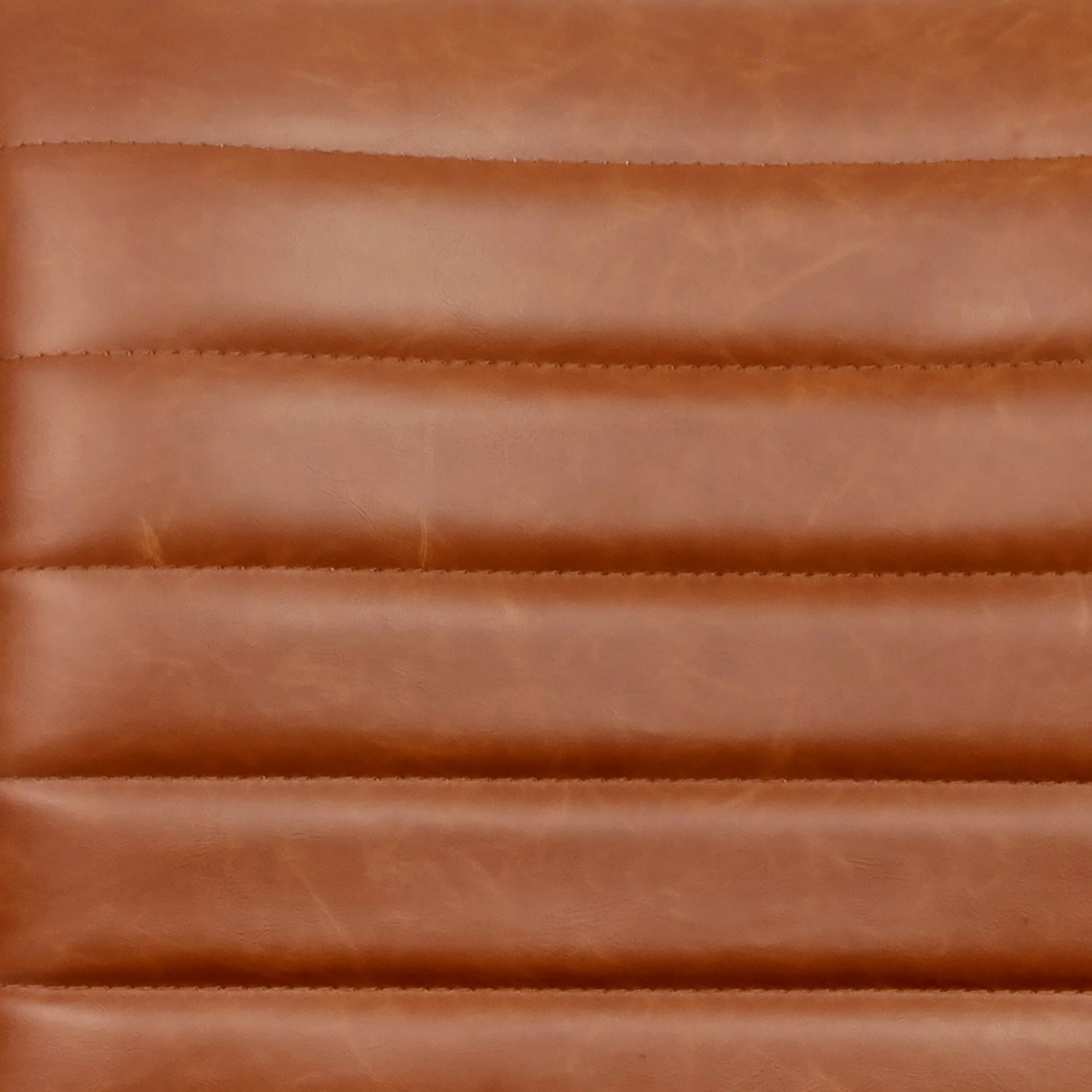 Emma + Oliver Low Back Designer Armless Brown Ribbed Swivel Task Office Chair, Desk Chair