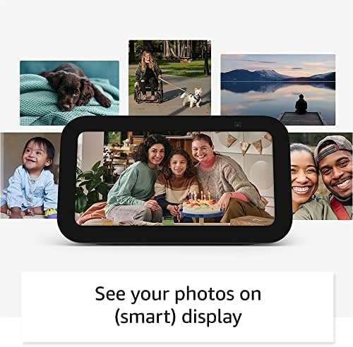 Amazon Echo Show 5 (newest model), Smart display with 2x the bass and clearer sound, Cloud Blue