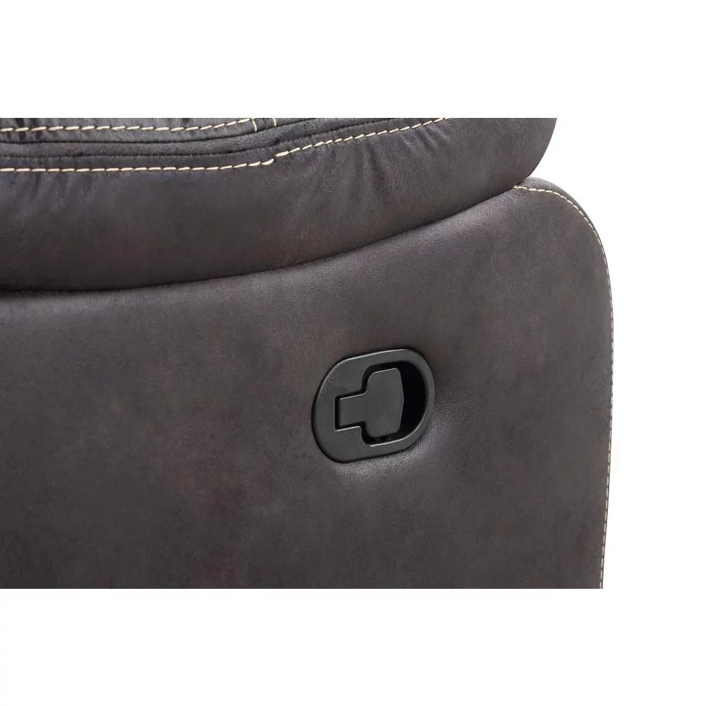 Wallace & Bay Hooper Dark Gray Swivel Reclining Glider with Swivel, Glide, And Recline Motion