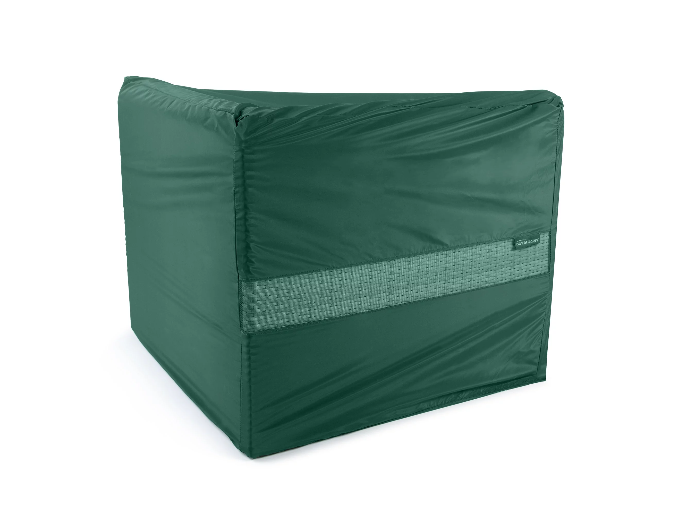 Covermates Corner Sectional Chair Cover - Light Weight Material, Weather Resistant, Elastic Hem, Seating and Chair Covers-Green