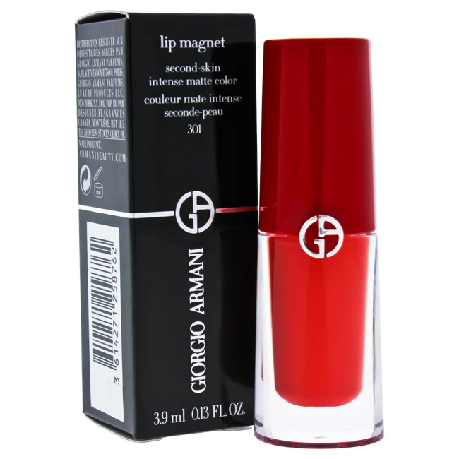 Giorgio Armani Lip Magnet Second-Skin Intense Matte - # 301 Heat by Giorgio Armani for Women - 0.13 oz Lipstick