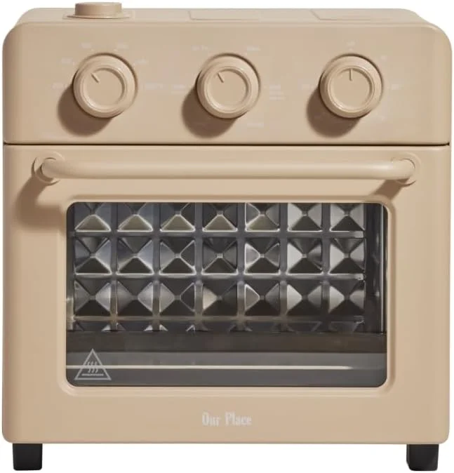 | 6-in-1 Air Fryer & Toaster Oven with Steam Infusion | Compact, Countertop Friendly, Fast Preheat, Multifunctional | Air Fry, Toast, Roast, Bake, Reheat & Broil | Steam