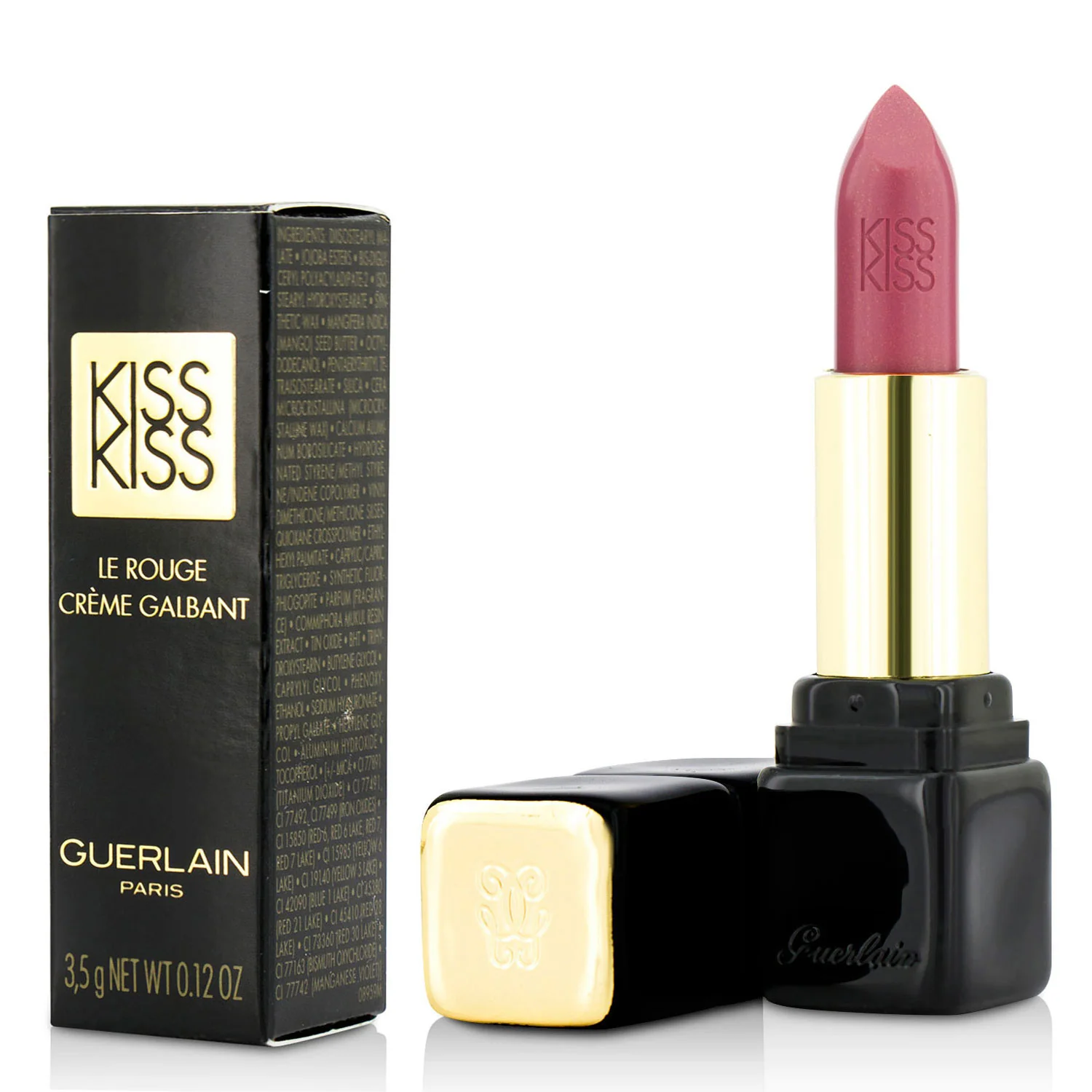 Guerlain KissKiss Shaping Cream Lip Colour - # 361 Excessive Rose  3.5g/0.12oz