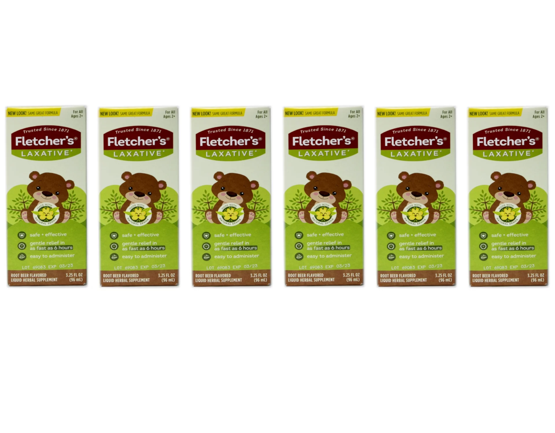6 Pack - Fletcher's Laxative For Kids 3.50oz Each