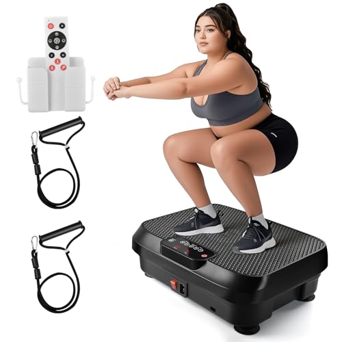 Vibration Plate Exercise Machine for Lymphatic Drainage Weight Loss,Whole Body Workout Vibration Fitness Platform,Mini Shake Plate,Sport Gym Fitness Equipment