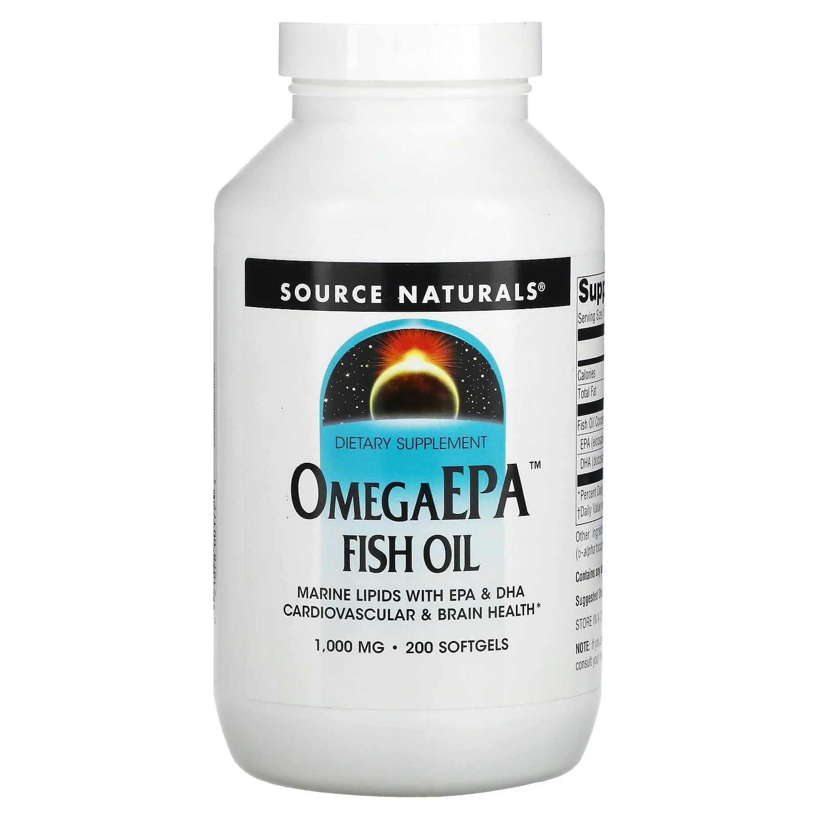 Source Naturals Source Naturals  Omega EPA Fish Oil, 200 ea