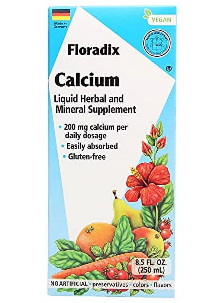 Floradix Calcium Liquid Salus, 8.5 oz, 6 Pack