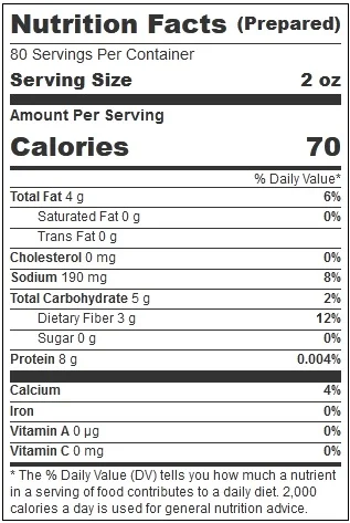 Uncut Cooked Plant Based Chicken Chunk, 2.5 Pound -- 4 per case