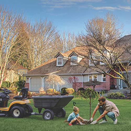 Ohio Steel 1000P-SD Poly Swivel Dump Cart, 15 cu.ft., 1000 lb Load Capacity