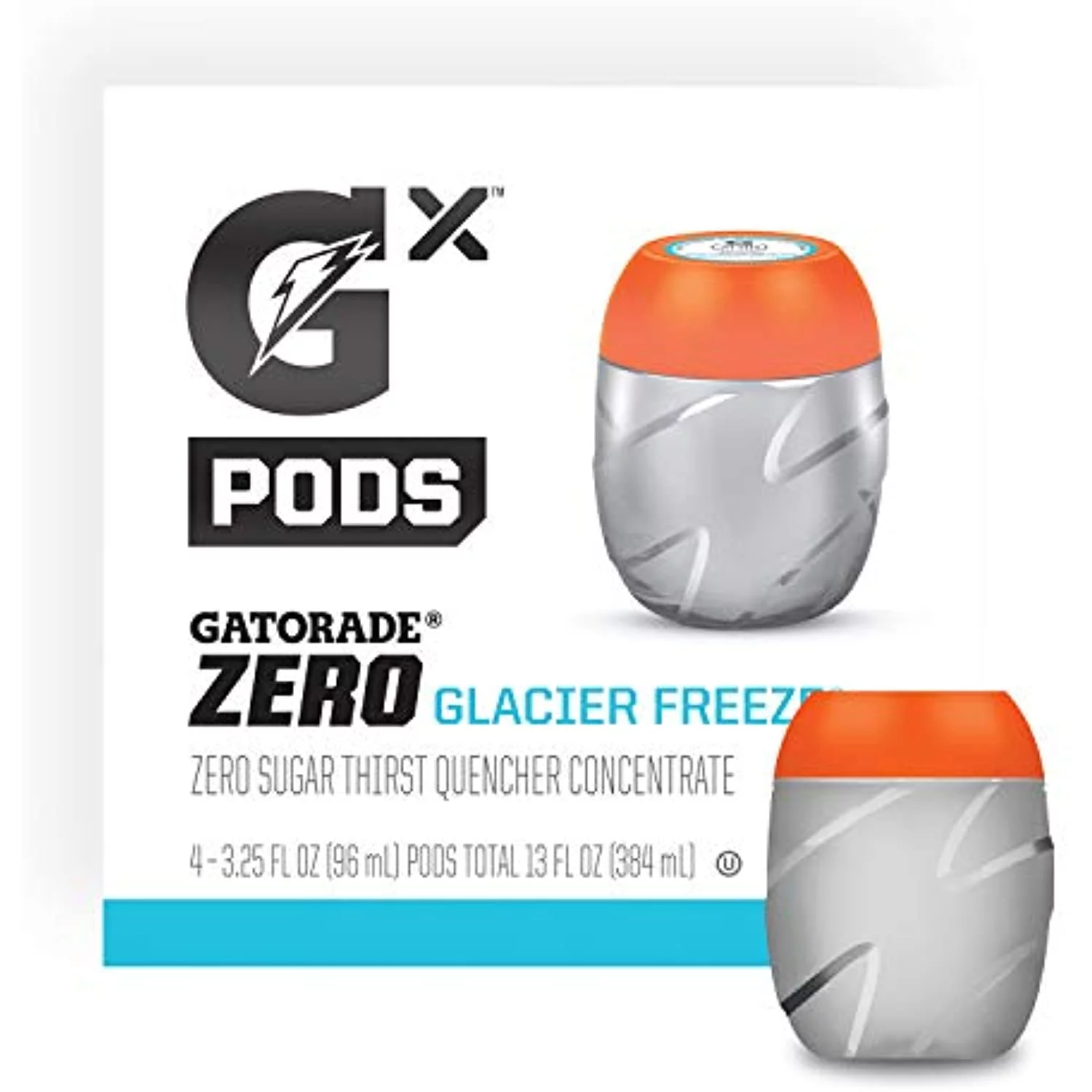 Gatorade Gx Hydration System Bundle, 3.25Oz Gx Sports Drink Concentrate Pod (16 Pack), 30Oz Gx Squeeze Bottle, Non-Slip, Bpa Free