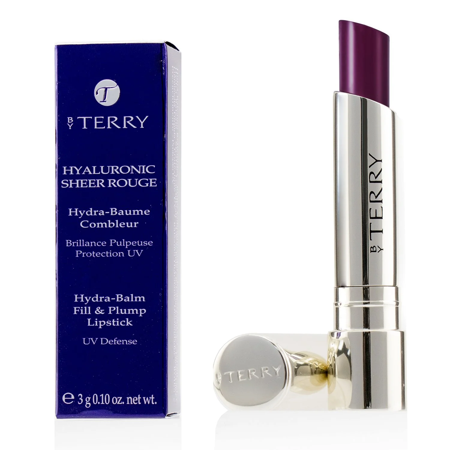 By Terry Hyaluronic Sheer Rouge Hydra Balm Fill & Plump Lipstick (UV Defense) - # 6 Party Girl  3g/0.1oz
