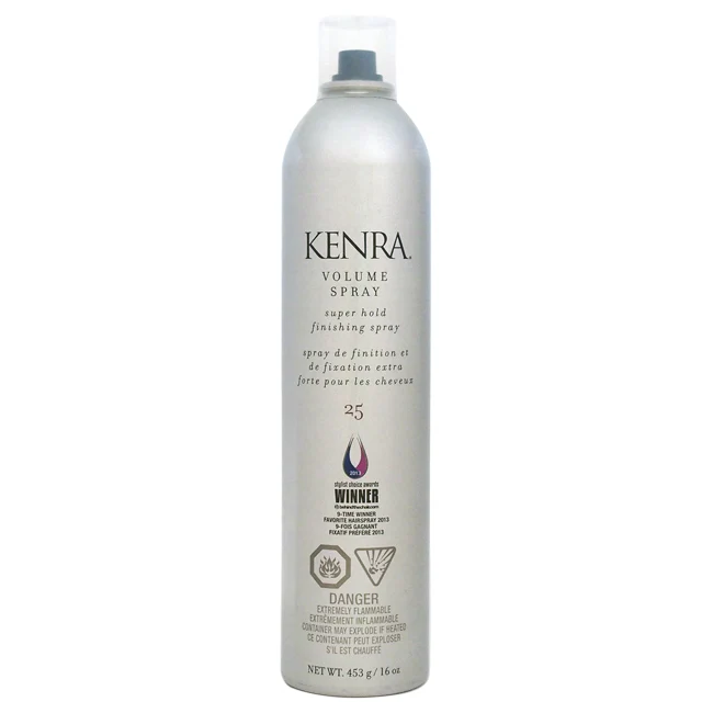 Volume Spray Super Hold Finishing - 25 by Kenra for Unisex - 16 oz Hair Spray