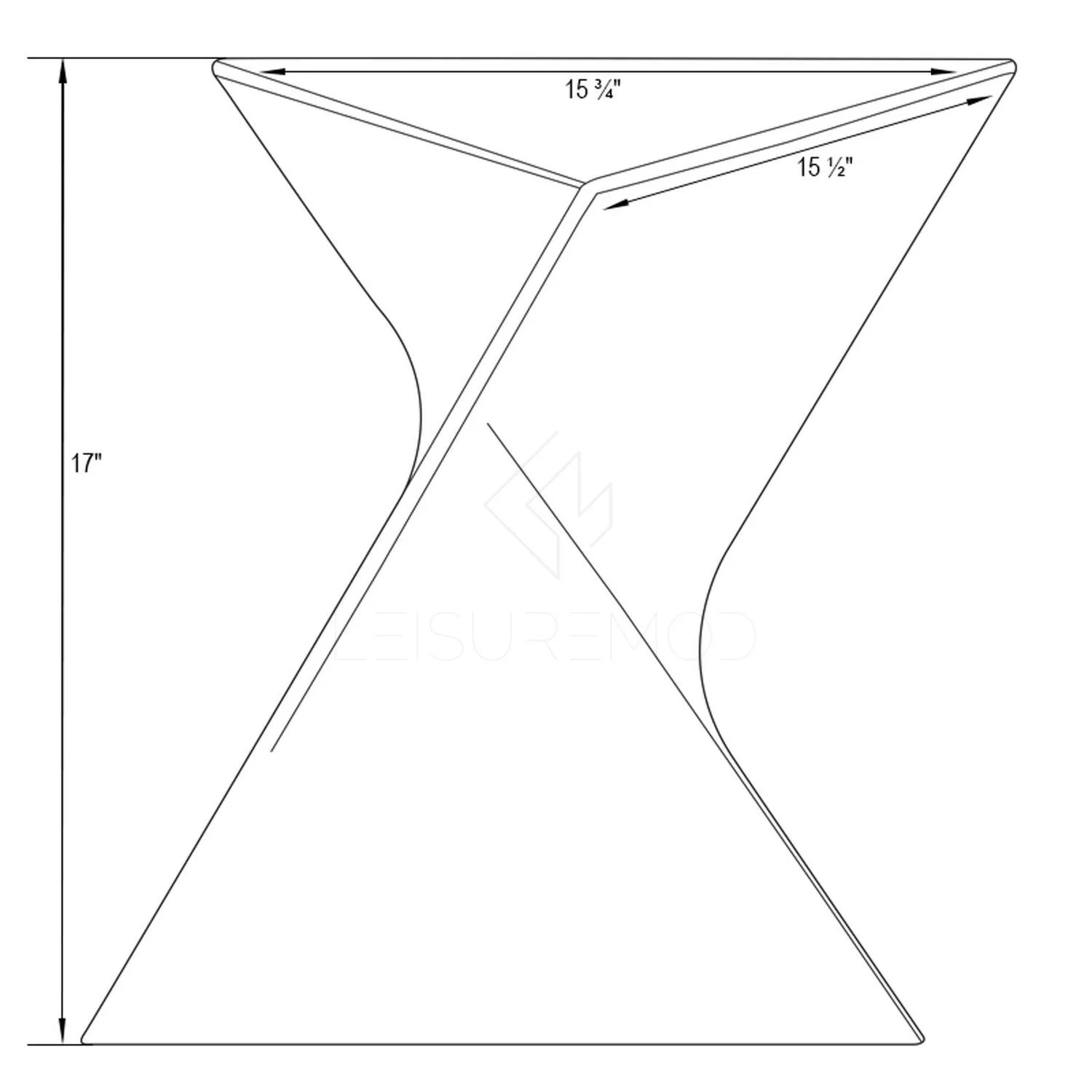 Maykoosh Coastal Charm Modern Vanity Side Table