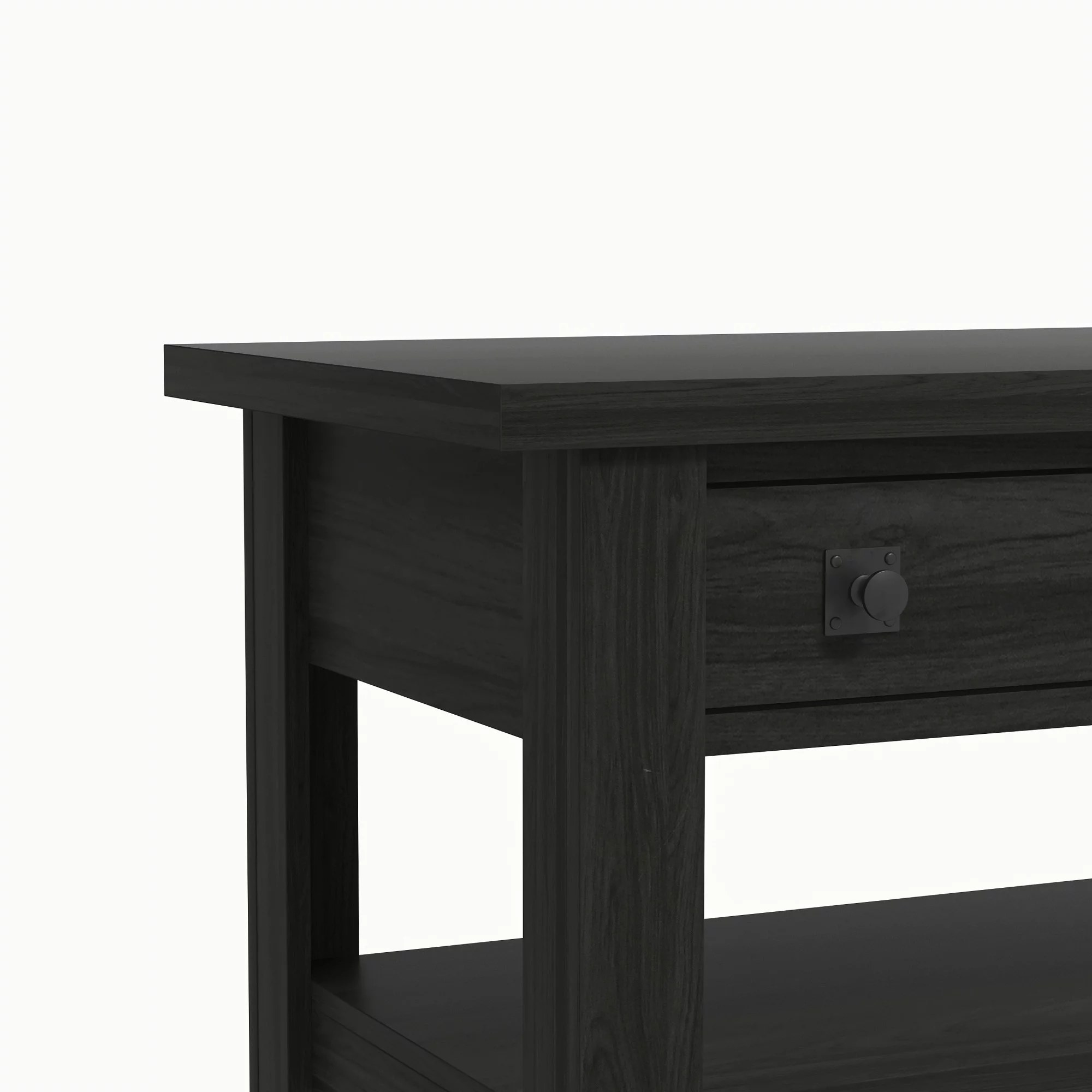 Hillsdale Coover Wood Rectangle Lift Top Coffee Table, Black
