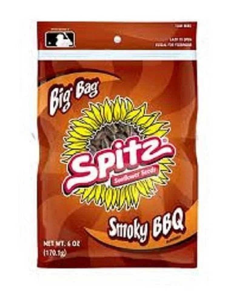 Spitz Smoky BBQ Flavored Sunflower Seeds 6 ounce Resealable
