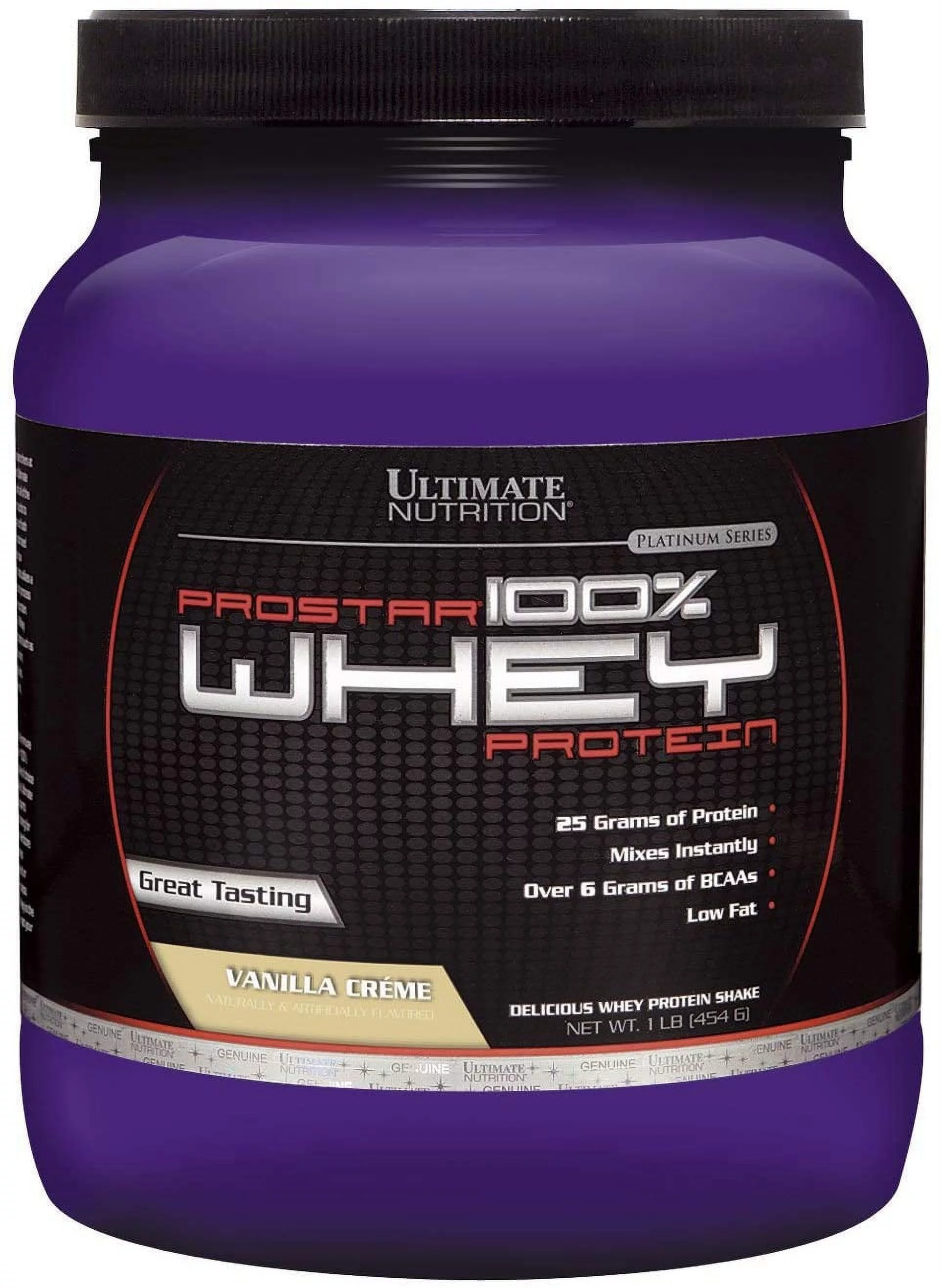 Ultimate Nutrition Prostar 100% Whey Protein Powder - Low Carb and Keto Friendly, Vanilla, 1 Pound