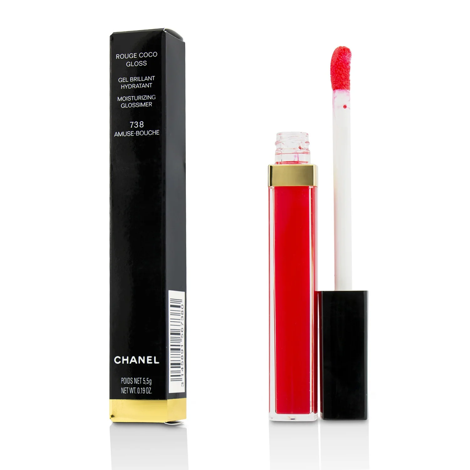 Chanel Rouge Coco Gloss Moisturizing Glossimer - # 806 Rose Tentation  5.5g/0.19oz