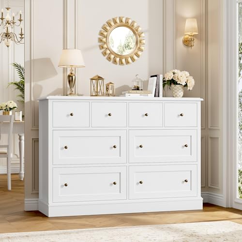 FINETONES 8 Drawer Dresser, 47.2