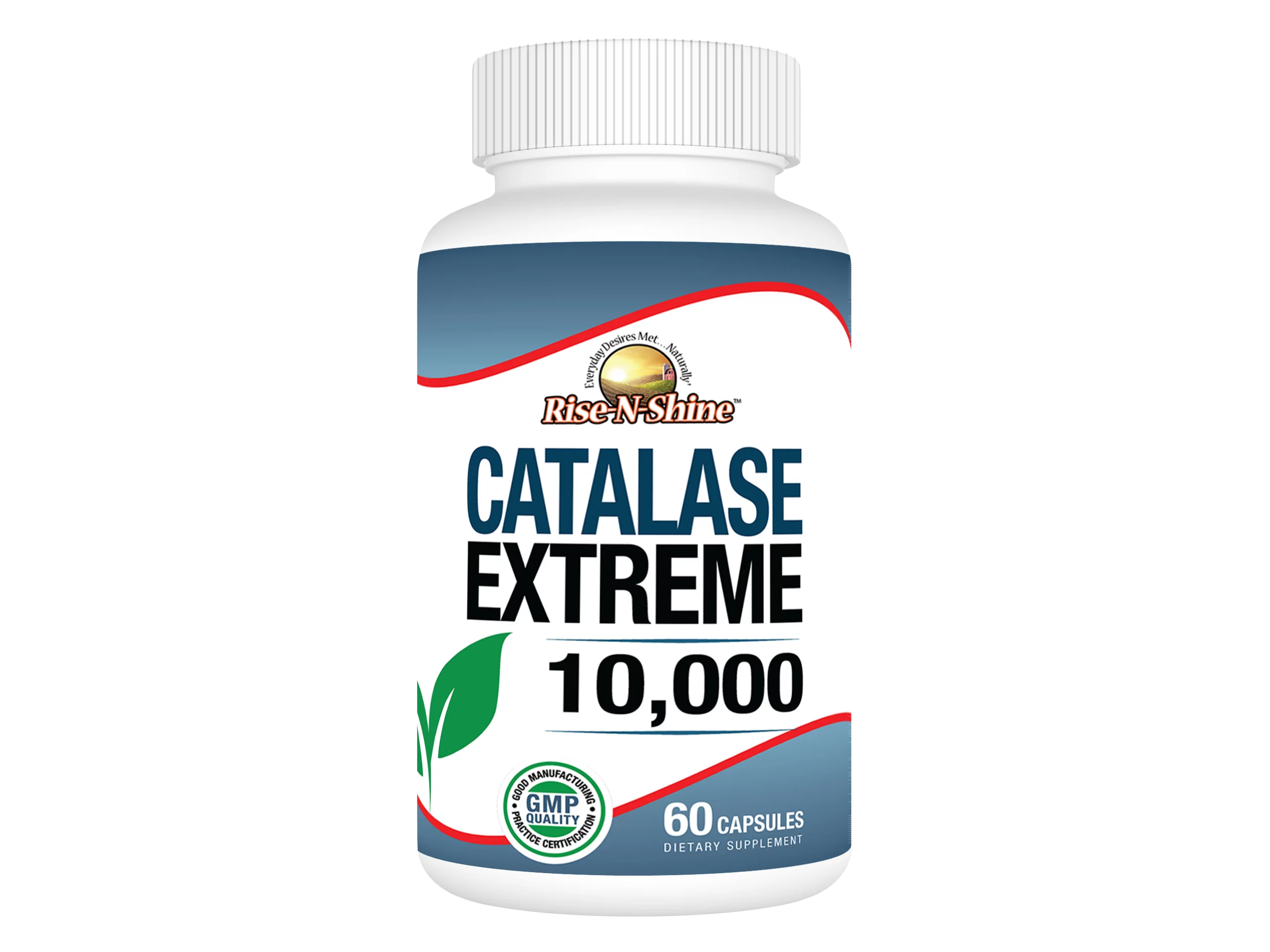 Rise-N-Shine, Catalase Extreme 10,000, Hair Support Supplement Capsules for Men and Women, 3 Pack