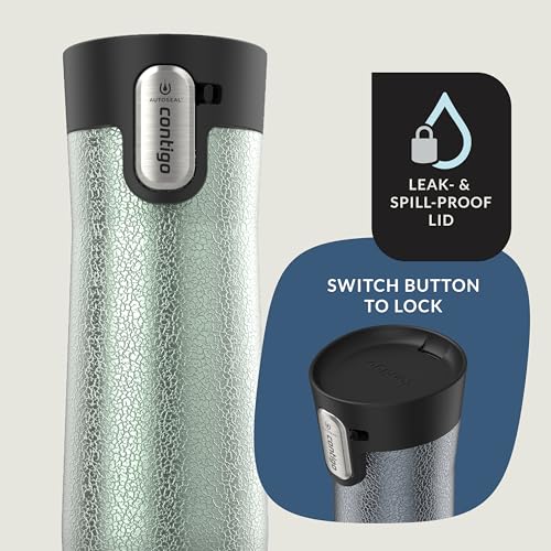 Contigo AUTOSEAL West Loop Vacuum-Insulated Stainless Steel Travel Mug with Easy-Clean Lid 20 oz Sake