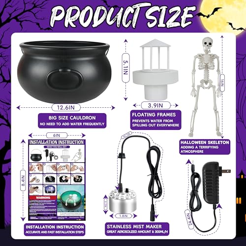 Halloween Mist Maker Fogger, 12.6