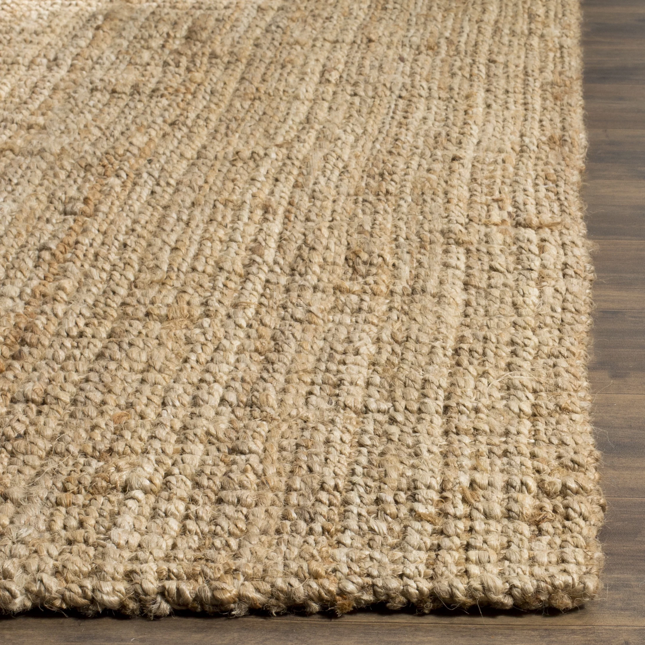 SAFAVIEH Natural Fiber Delmar Braided Jute Area Rug, Natural, 8' x 10'