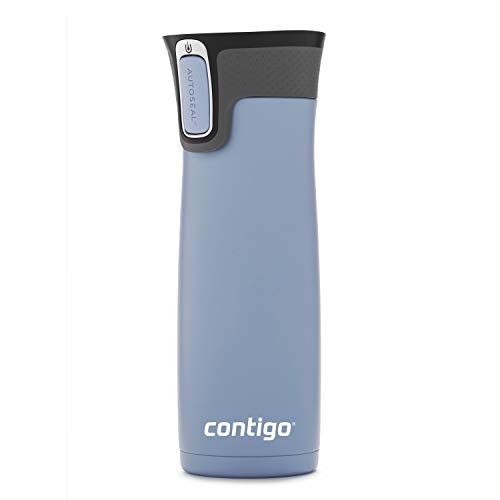 Contigo AUTOSEAL West Loop Vacuum-Insulated Stainless Steel Travel Mug with Easy-Clean Lid 20 oz Sake