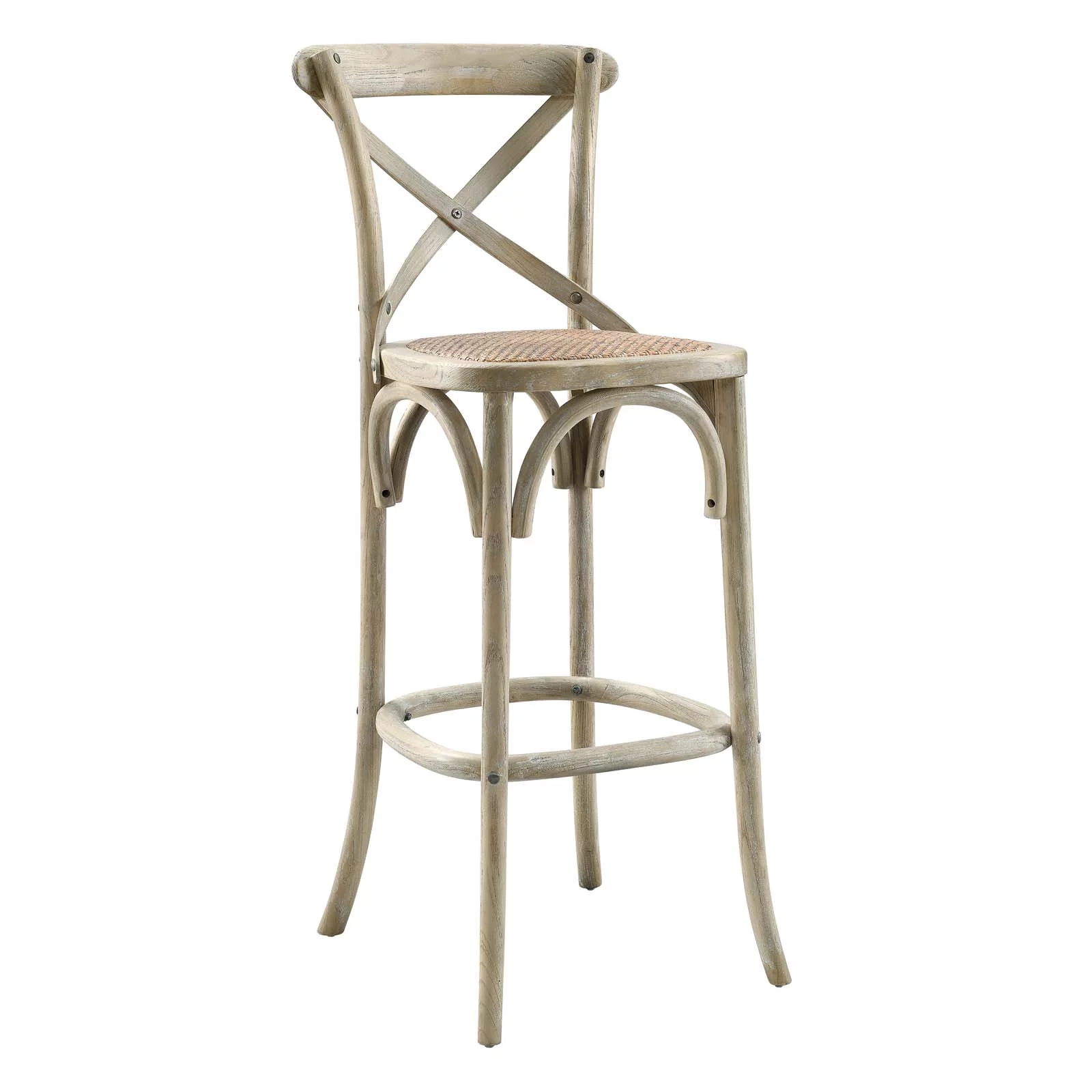 Modway Gear Bar Stool in Gray