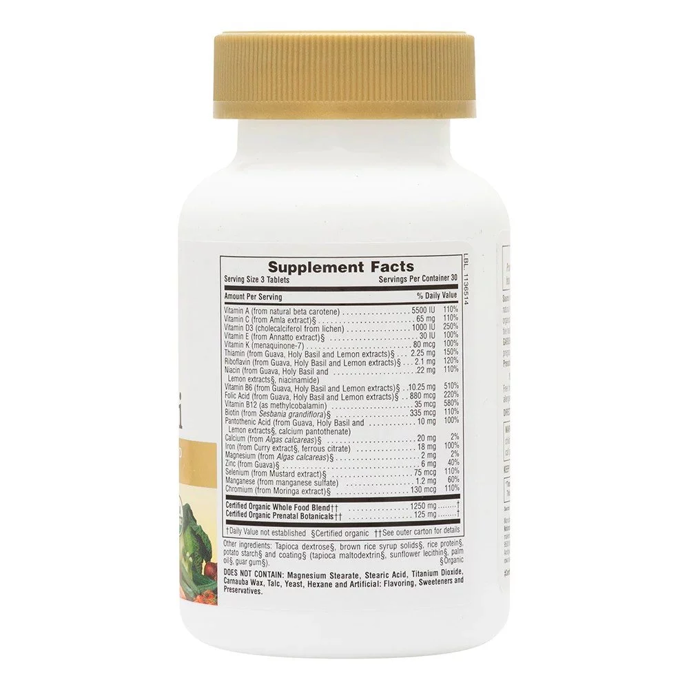 Nature's Plus Source of Life Garden Organic Prenatal 90 Tablet