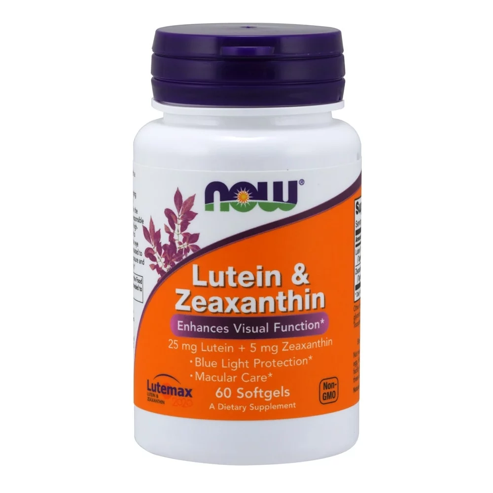 NOW Lutein & Zeaxanthin -- 60 Softgels