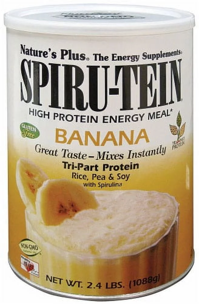 Nature's Plus Spiru-Tein® High Protein Energy Meal Banana - 2.4 lbs