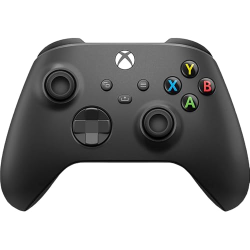 Microsoft RRS-00001 Xbox Series S 512 GB SSD All Digital, Disc-Free Gaming Console, White with Dual Controller (White & Carbon Black) Bundle with 3 YR CPS Enhanced Protection Pack