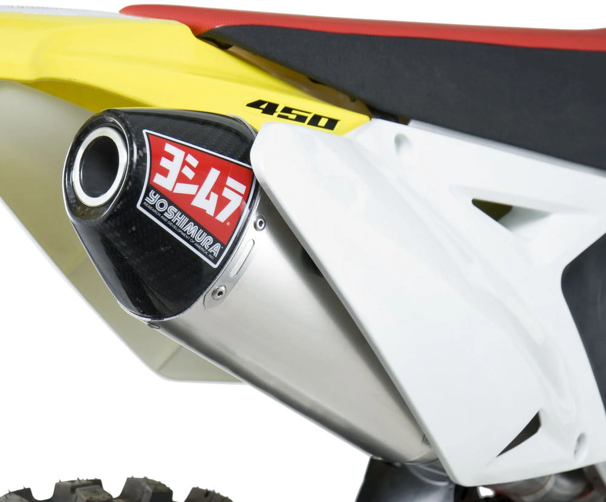 Yoshimura 219200D320; Rs-4 Header / Canister / End Cap Exhaust System Ss-Al-Cf