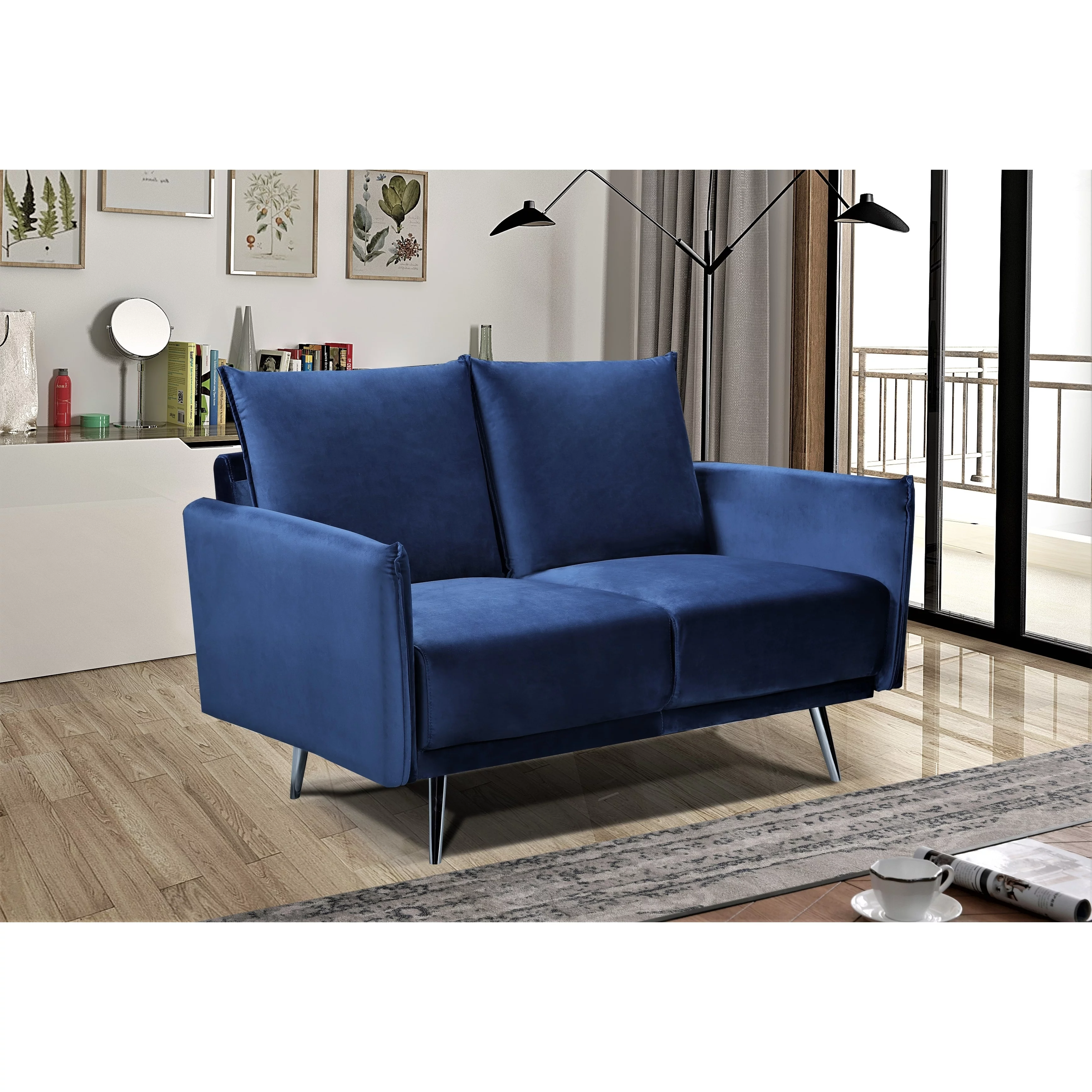 US Pride Furniture Mylinda Super Loveseat Cream