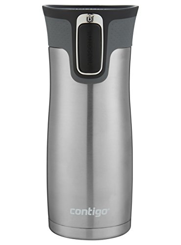 Contigo AUTOSEAL West Loop Vacuum-Insulated Stainless Steel Travel Mug with Easy-Clean Lid 20 oz Sake