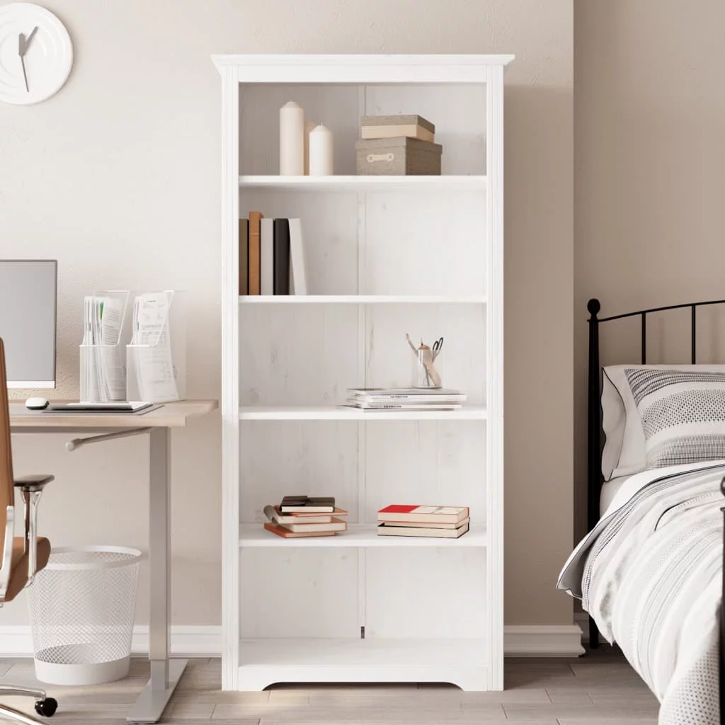 Htovila Bookcase BODO White 31.5