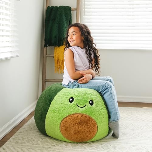 Big Joe Classic Bean Bag Chair, Sapphire Smartmax, Durable Polyester Nylon Blend, 2 feet Round