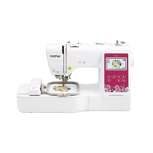 Brother Elite PE545 3.7-Inch LCD Touch Display Computerized Embroidery Machine with Sewing Bundle (3 Items)