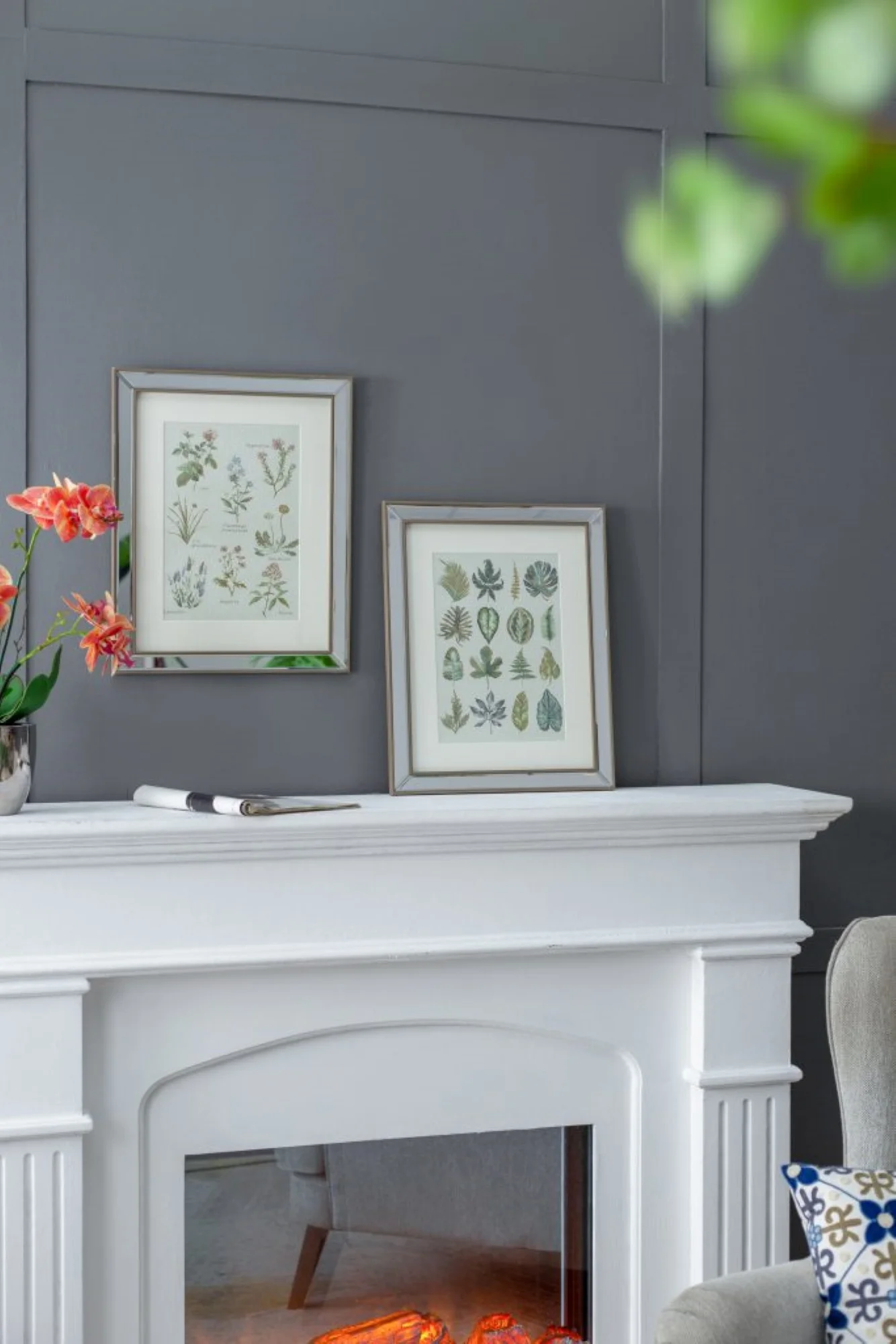 CC Home Furnishings Botanical Framed Wall Art - 19.75