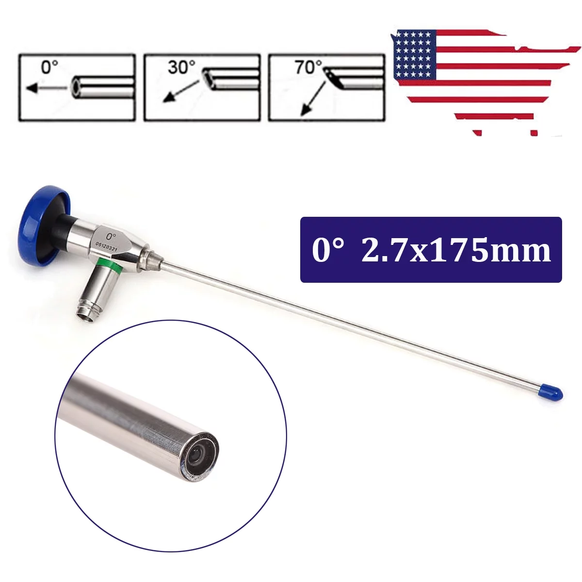 0 Rigid 2.7175mm Endoscope Sinuscope Arthroscope Endoscopy Instrument 2.7mm