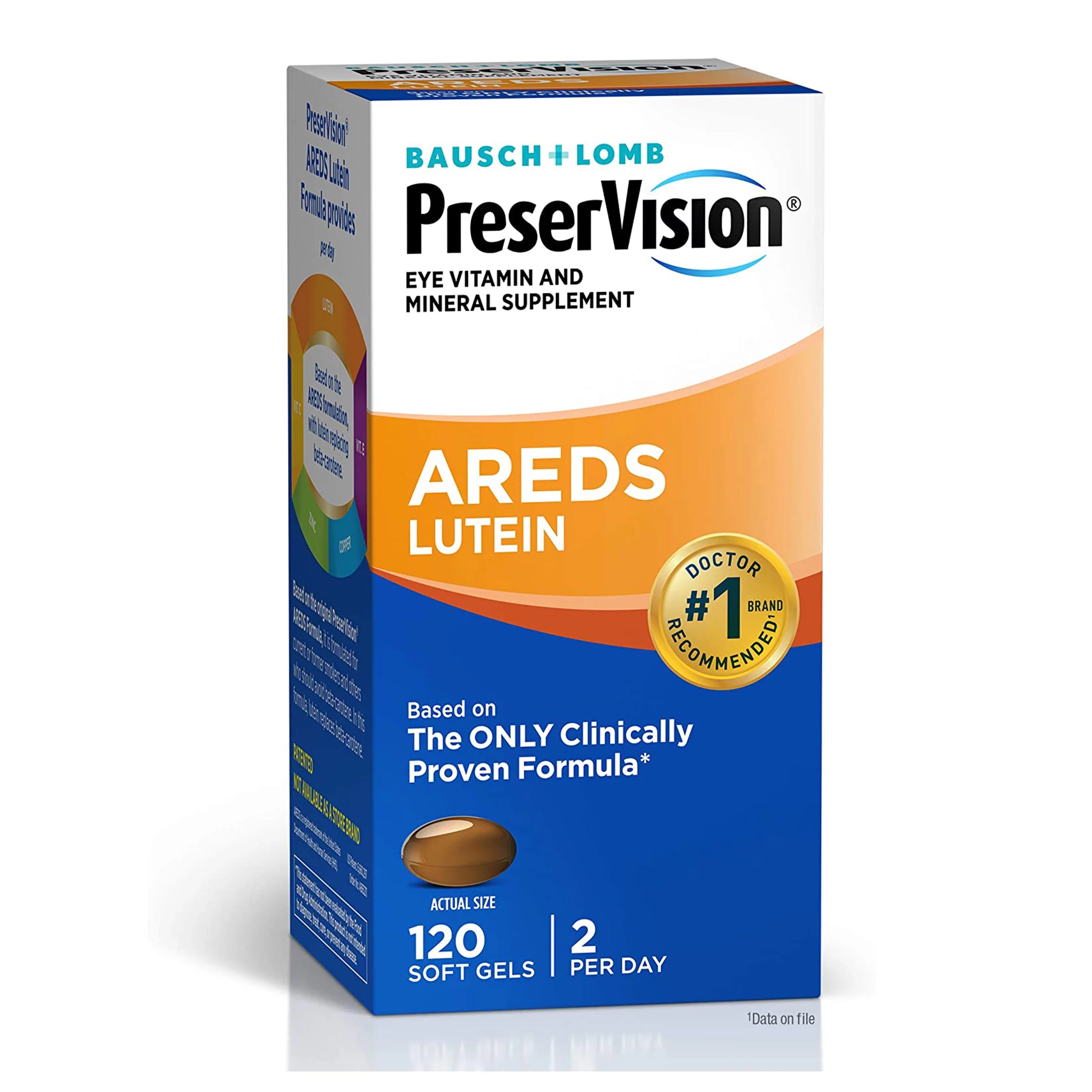 PreserVision Areds Vitamin/Mineral/Lutein Softgels, 120ct Each