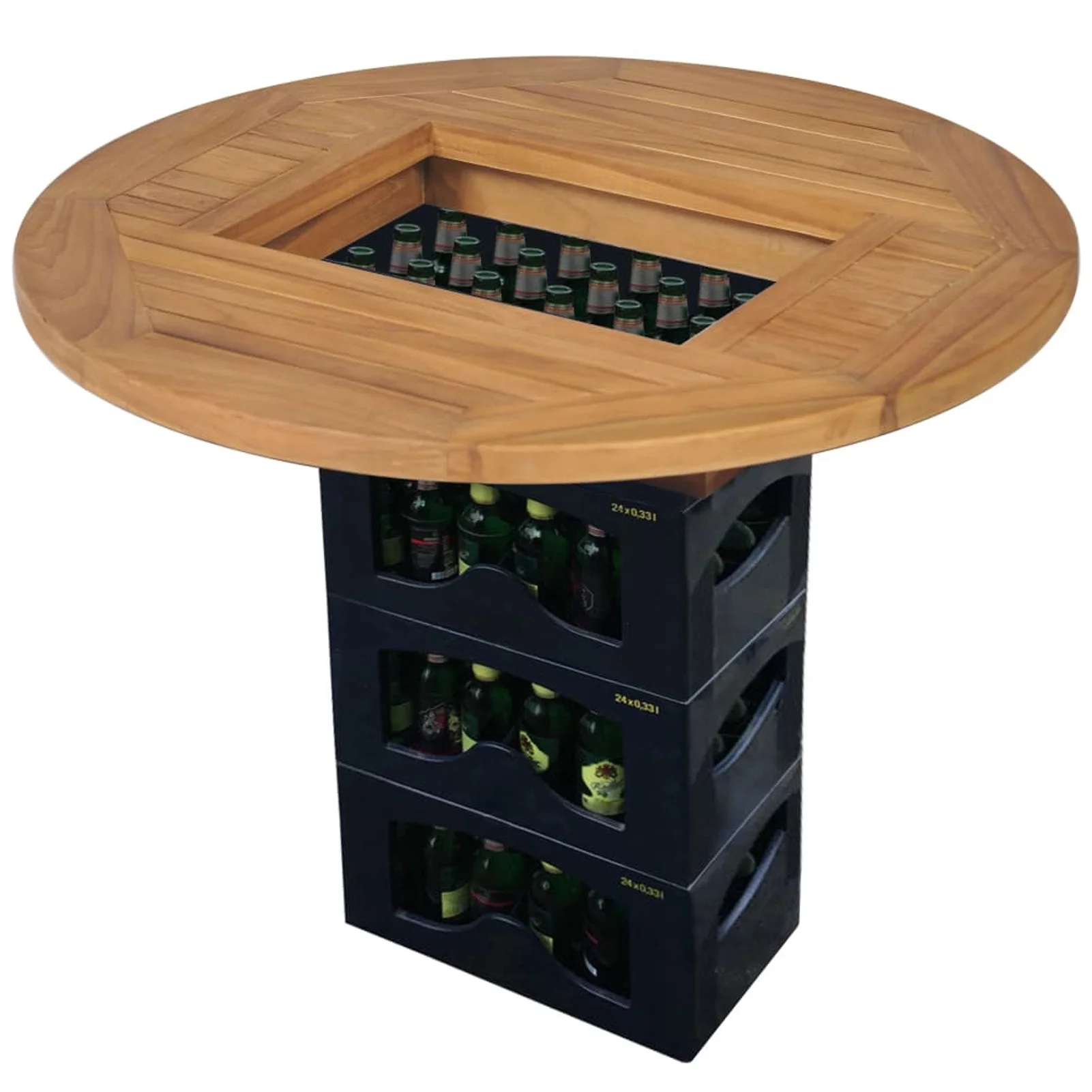Andoer Crate Tabletop Teak 27.6