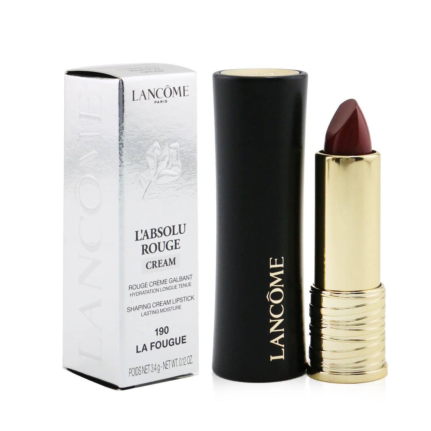 Lancome L'Absolu Rouge Cream Lipstick- # 148 Bisou Bisou  3.4g/0.12oz