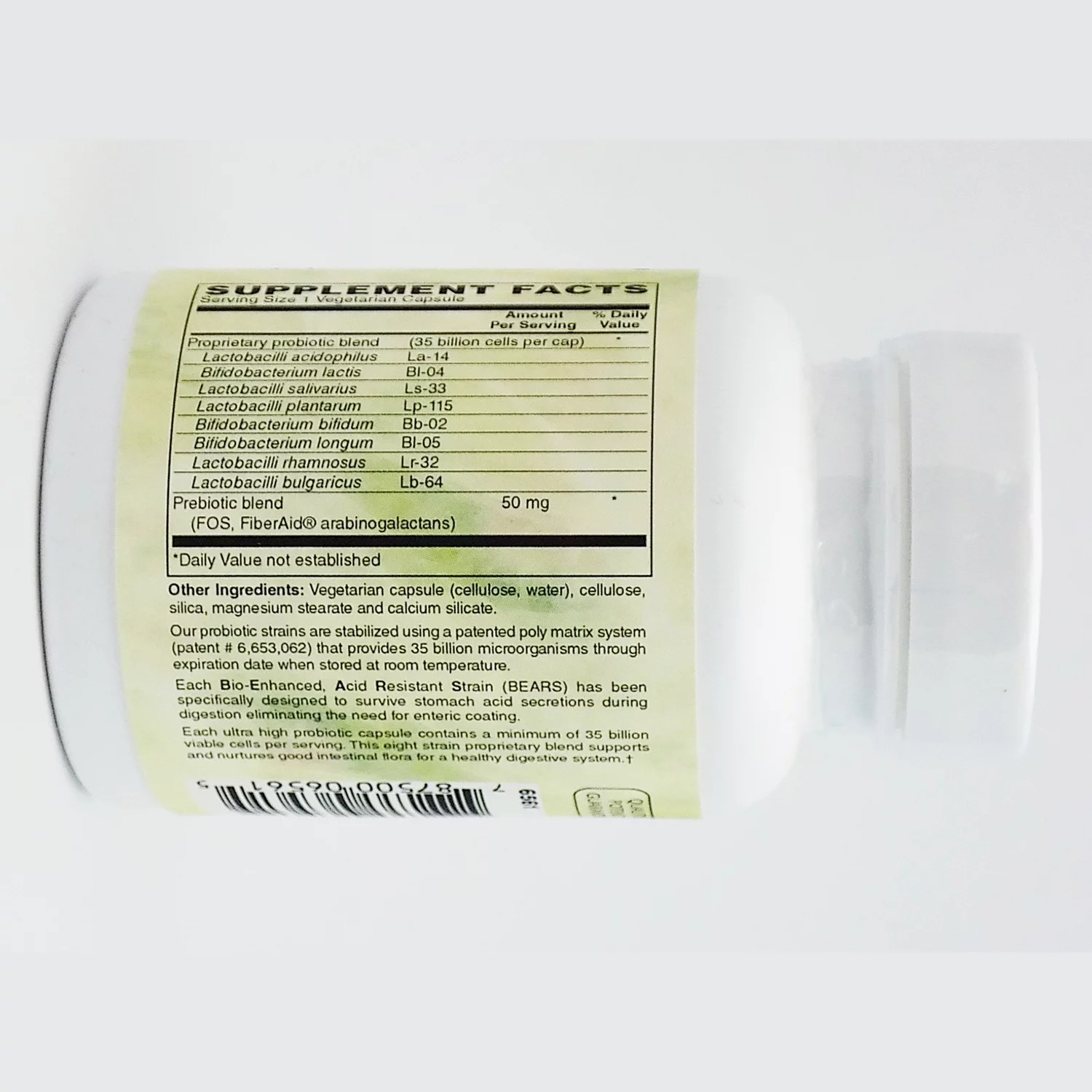 Holly Hill Health Foods, 35 Billion ProBiotic, 30 Vegetarian Capsules