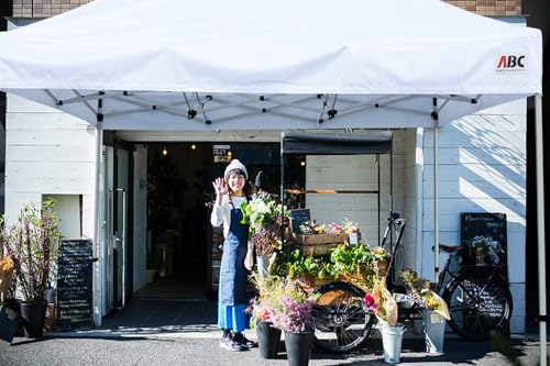 ABCCANOPY Easy Pop Up Canopy Tent with Sidewalls 10x10 Commercial -Series, White